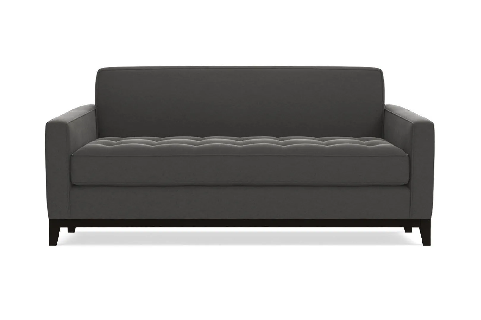 Monroe Drive Twin Size Sleeper Sofa :: Leg Finish: Espresso / Sleeper Option: Memory Foam Mattress