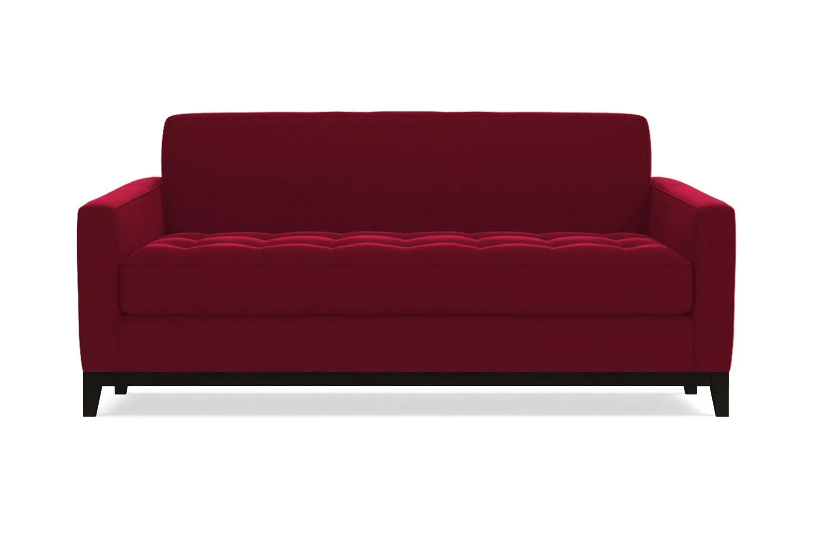 Monroe Drive Twin Size Sleeper Sofa :: Leg Finish: Espresso / Sleeper Option: Memory Foam Mattress