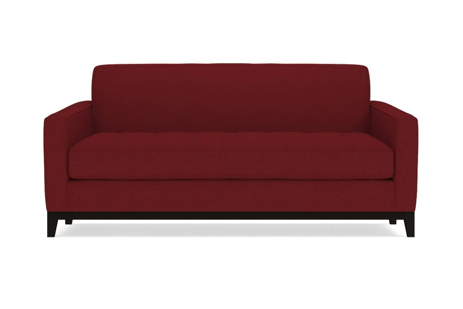 Monroe Drive Twin Size Sleeper Sofa :: Leg Finish: Espresso / Sleeper Option: Memory Foam Mattress