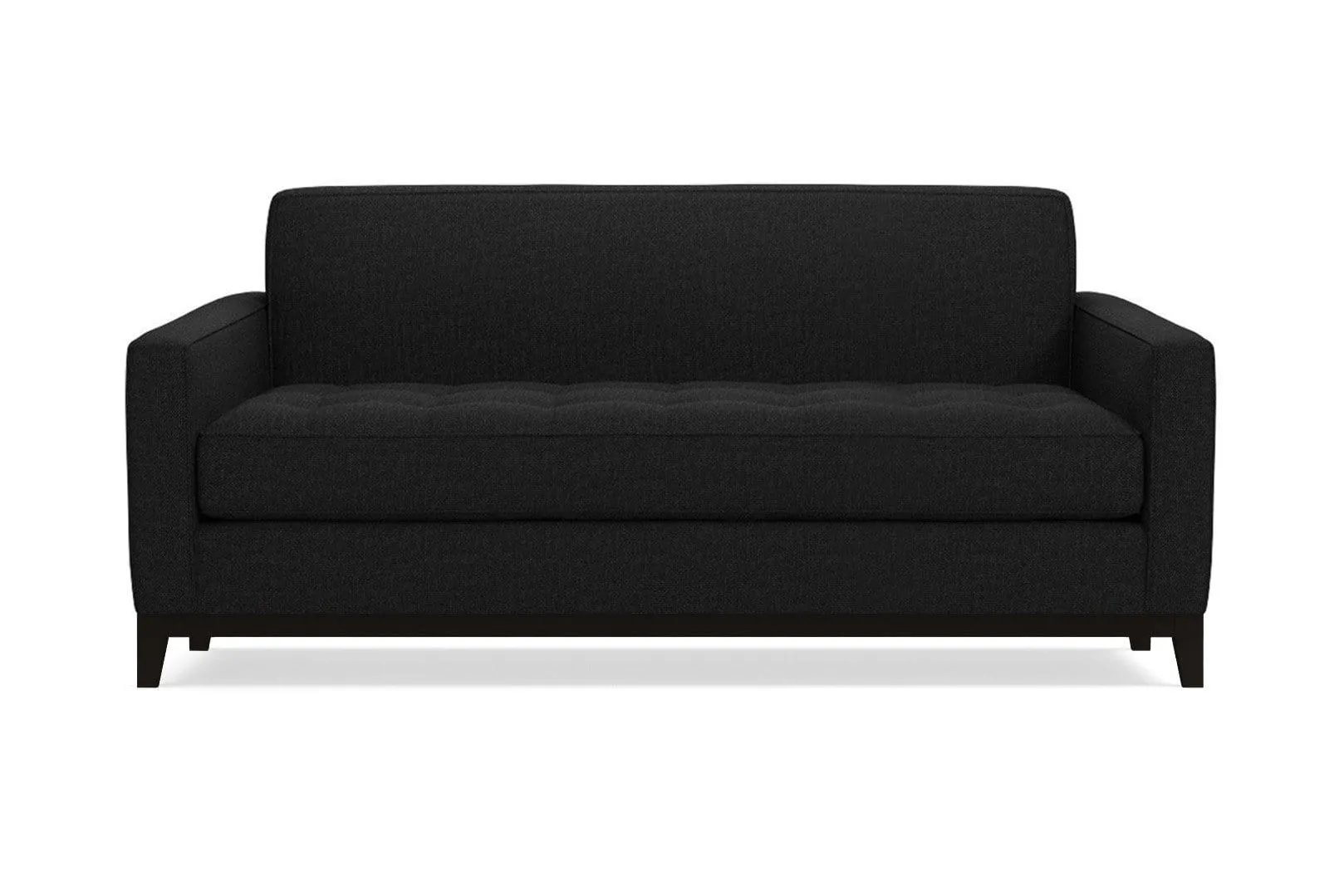 Monroe Drive Twin Size Sleeper Sofa :: Leg Finish: Espresso / Sleeper Option: Memory Foam Mattress
