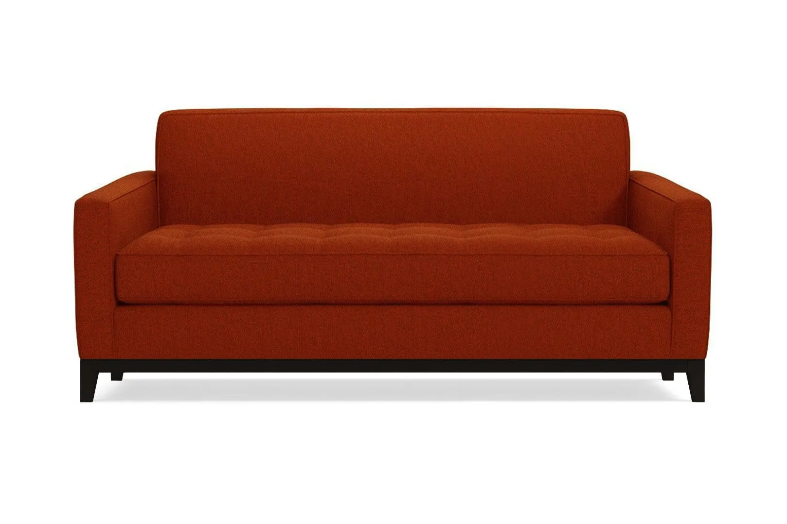 Monroe Drive Twin Size Sleeper Sofa :: Leg Finish: Espresso / Sleeper Option: Memory Foam Mattress