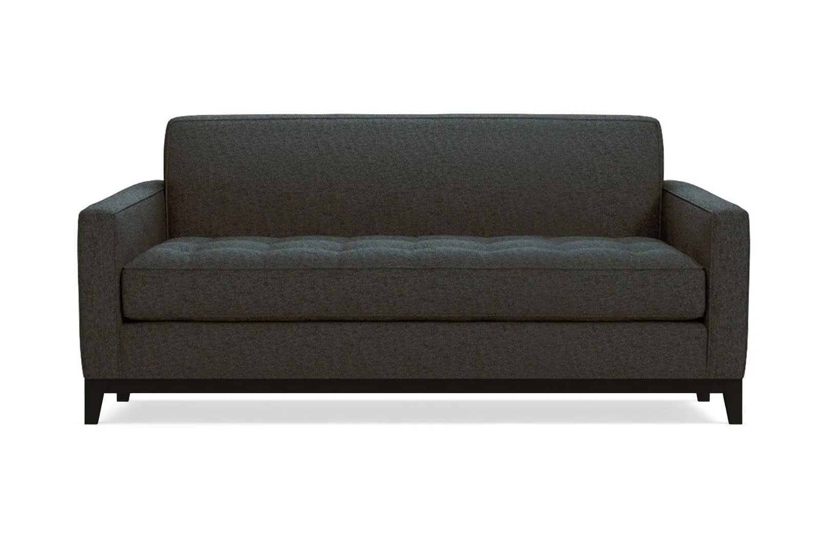 Monroe Drive Twin Size Sleeper Sofa :: Leg Finish: Espresso / Sleeper Option: Memory Foam Mattress