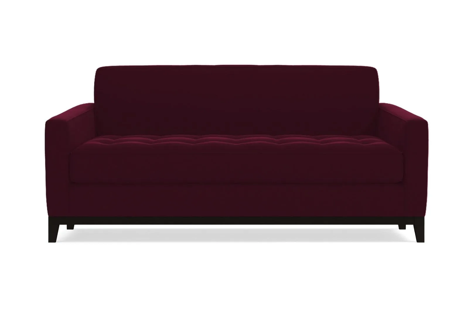 Monroe Drive Twin Size Sleeper Sofa :: Leg Finish: Espresso / Sleeper Option: Memory Foam Mattress