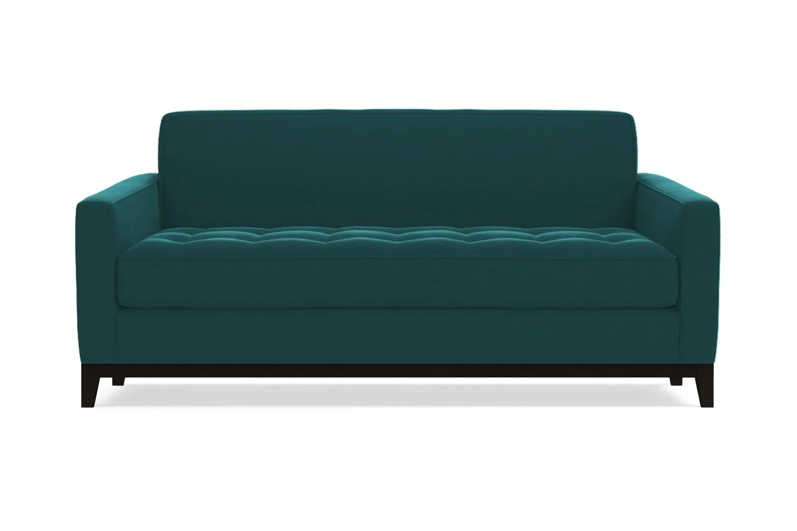 Monroe Drive Twin Size Sleeper Sofa :: Leg Finish: Espresso / Sleeper Option: Memory Foam Mattress