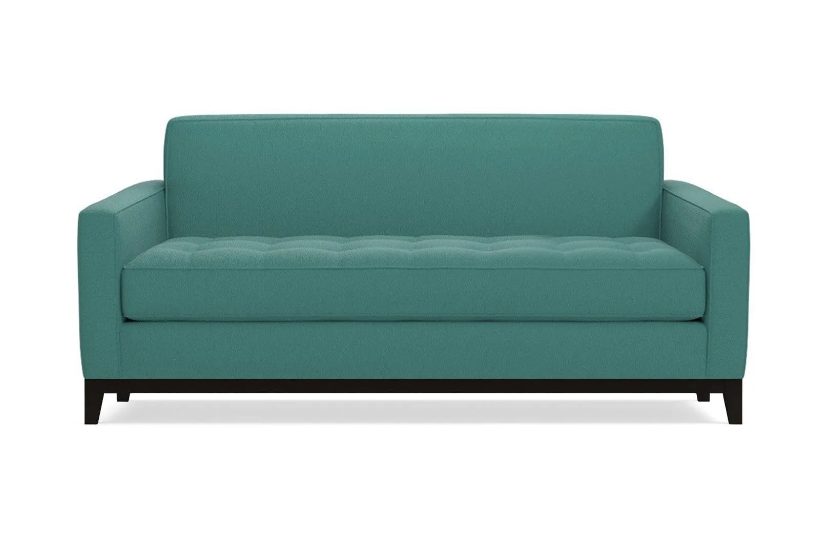 Monroe Drive Twin Size Sleeper Sofa :: Leg Finish: Espresso / Sleeper Option: Memory Foam Mattress