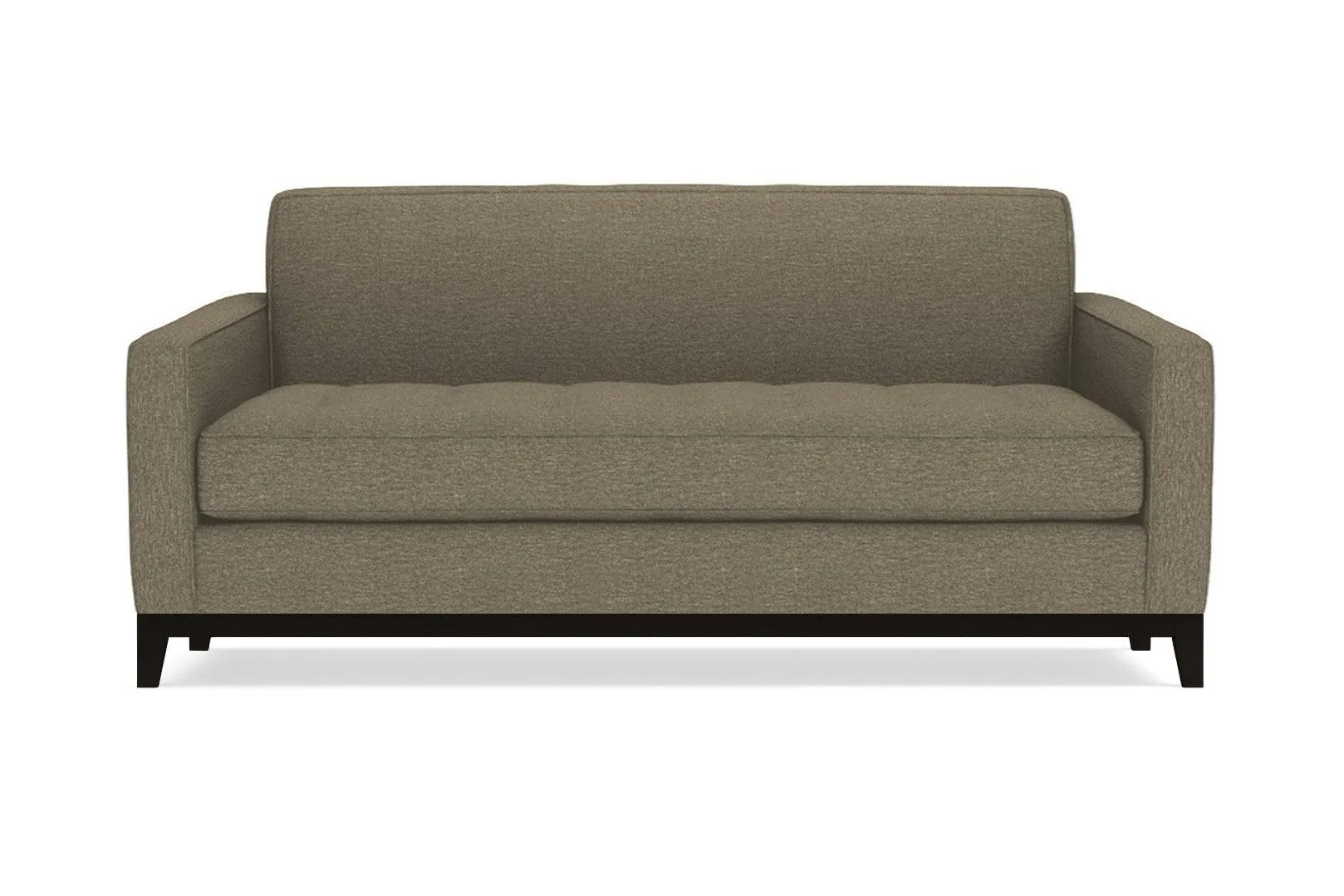 Monroe Drive Twin Size Sleeper Sofa :: Leg Finish: Espresso / Sleeper Option: Memory Foam Mattress