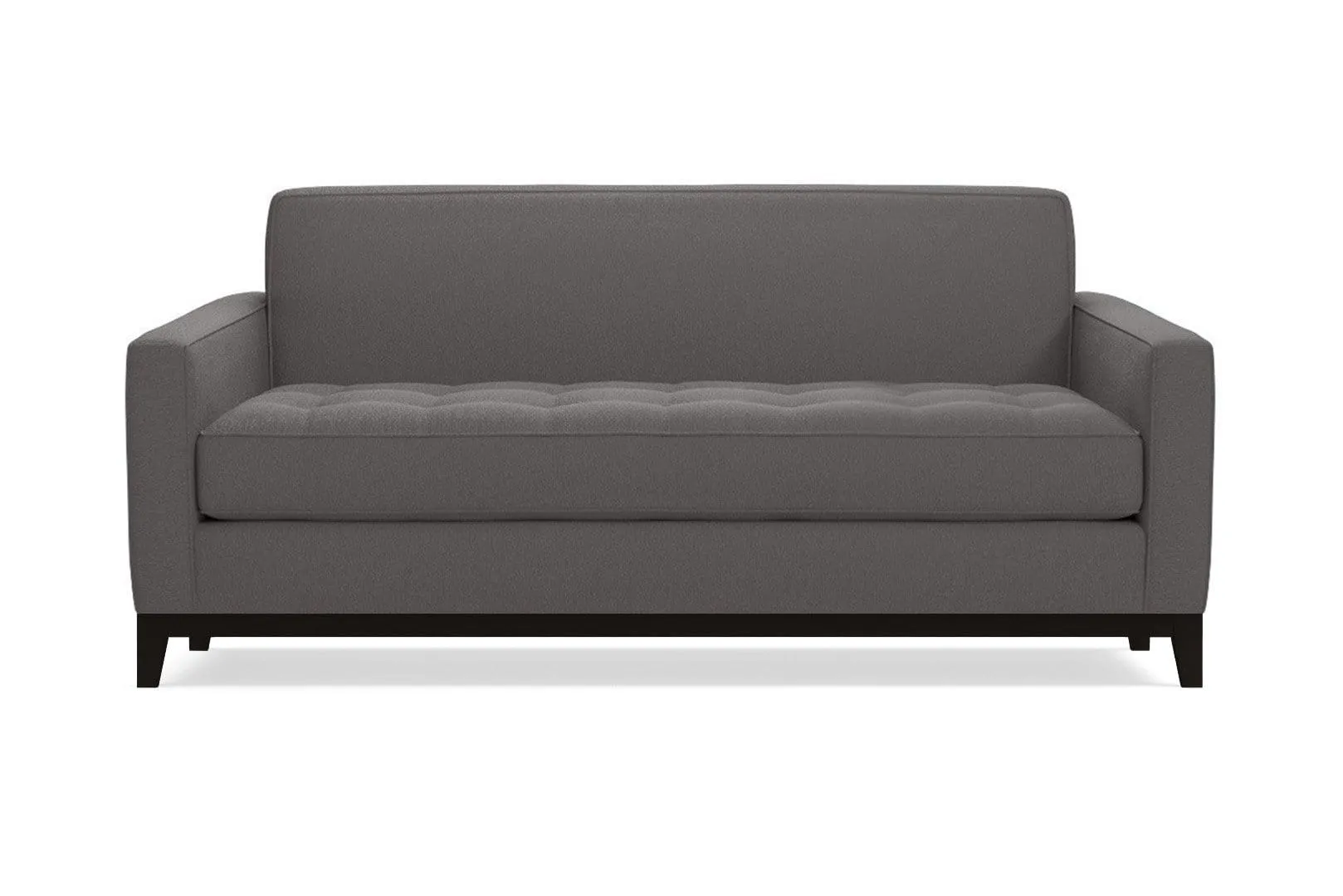 Monroe Drive Twin Size Sleeper Sofa :: Leg Finish: Espresso / Sleeper Option: Memory Foam Mattress