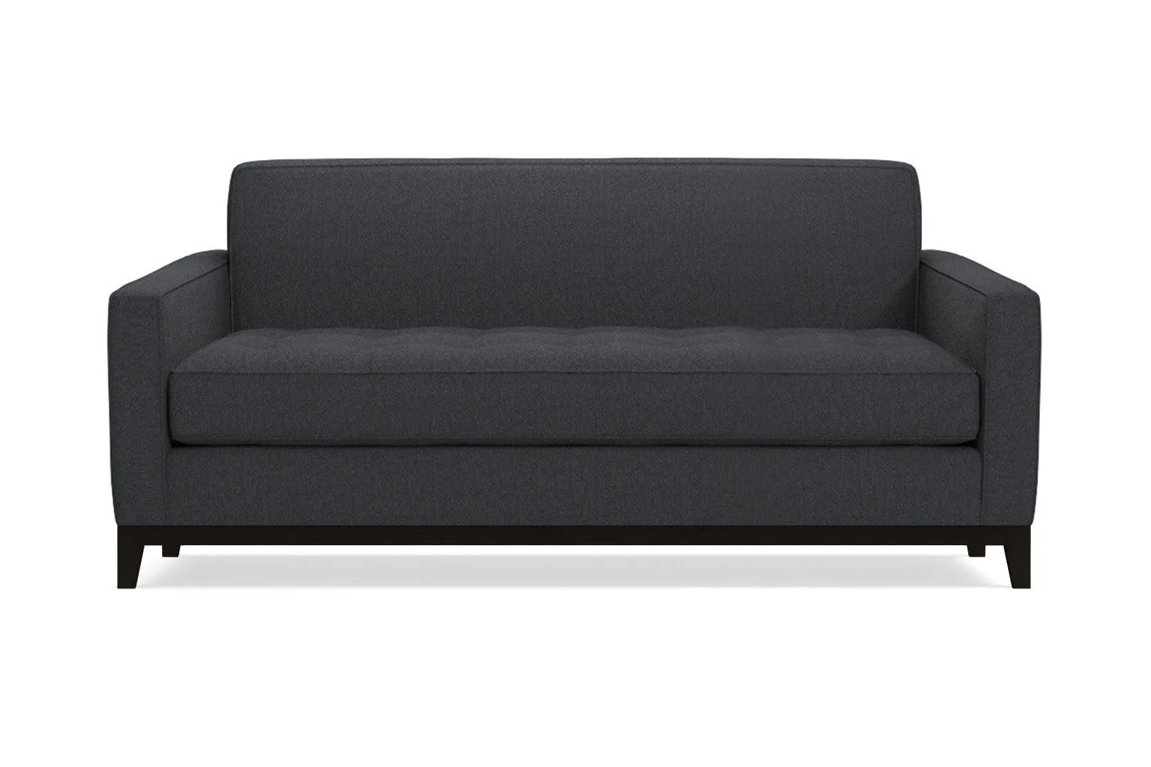 Monroe Drive Twin Size Sleeper Sofa :: Leg Finish: Espresso / Sleeper Option: Memory Foam Mattress