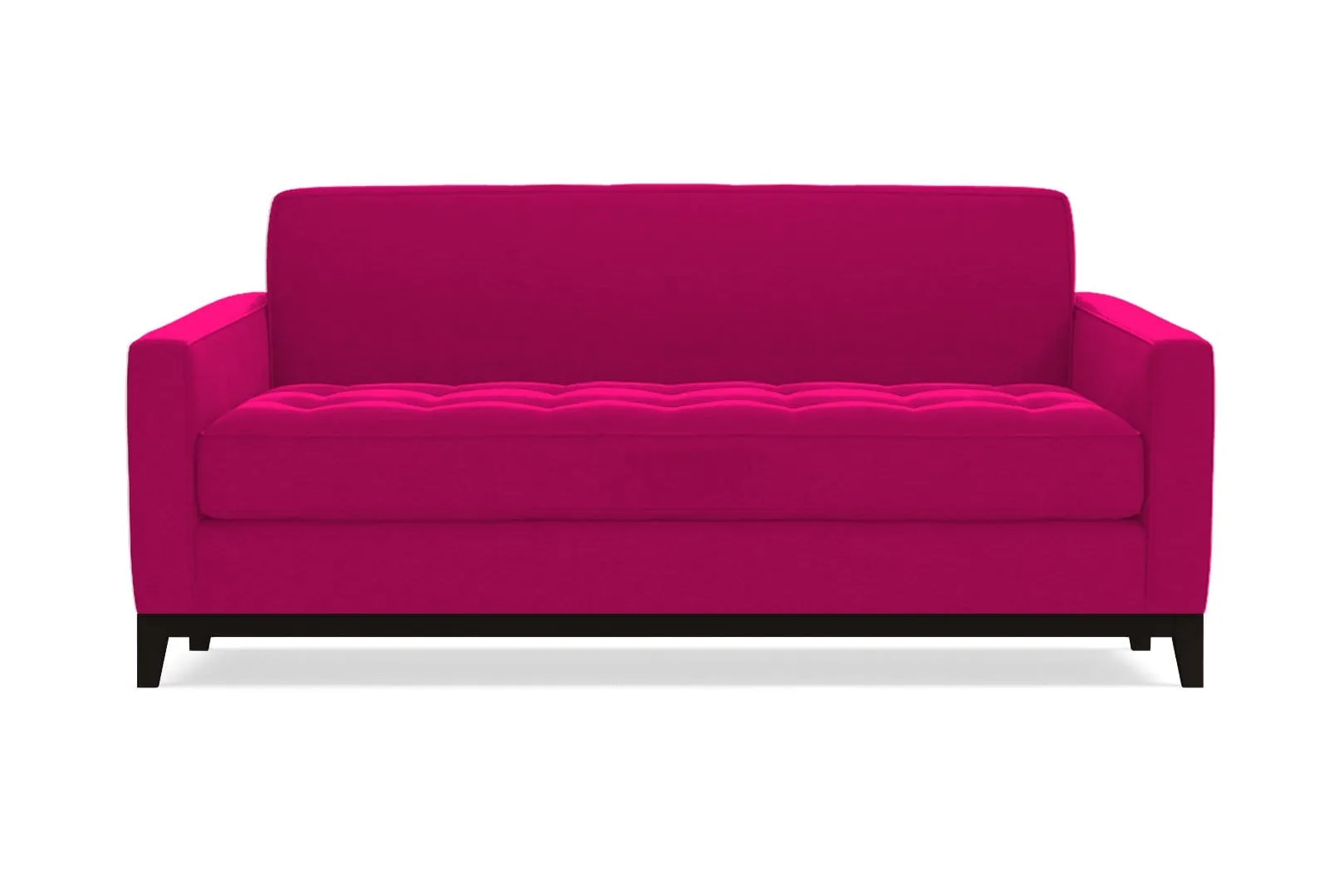 Monroe Drive Twin Size Sleeper Sofa :: Leg Finish: Espresso / Sleeper Option: Memory Foam Mattress