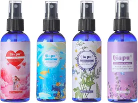 Natural Bedroom Linen Spray Scented Room Mist with Plant Extracts Long Lasting Freshness for Sheets, Pillows & Curtains  4oz4Bottle