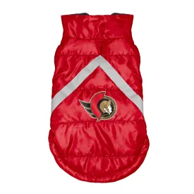 Ottawa Senators Pet Puffer Vest