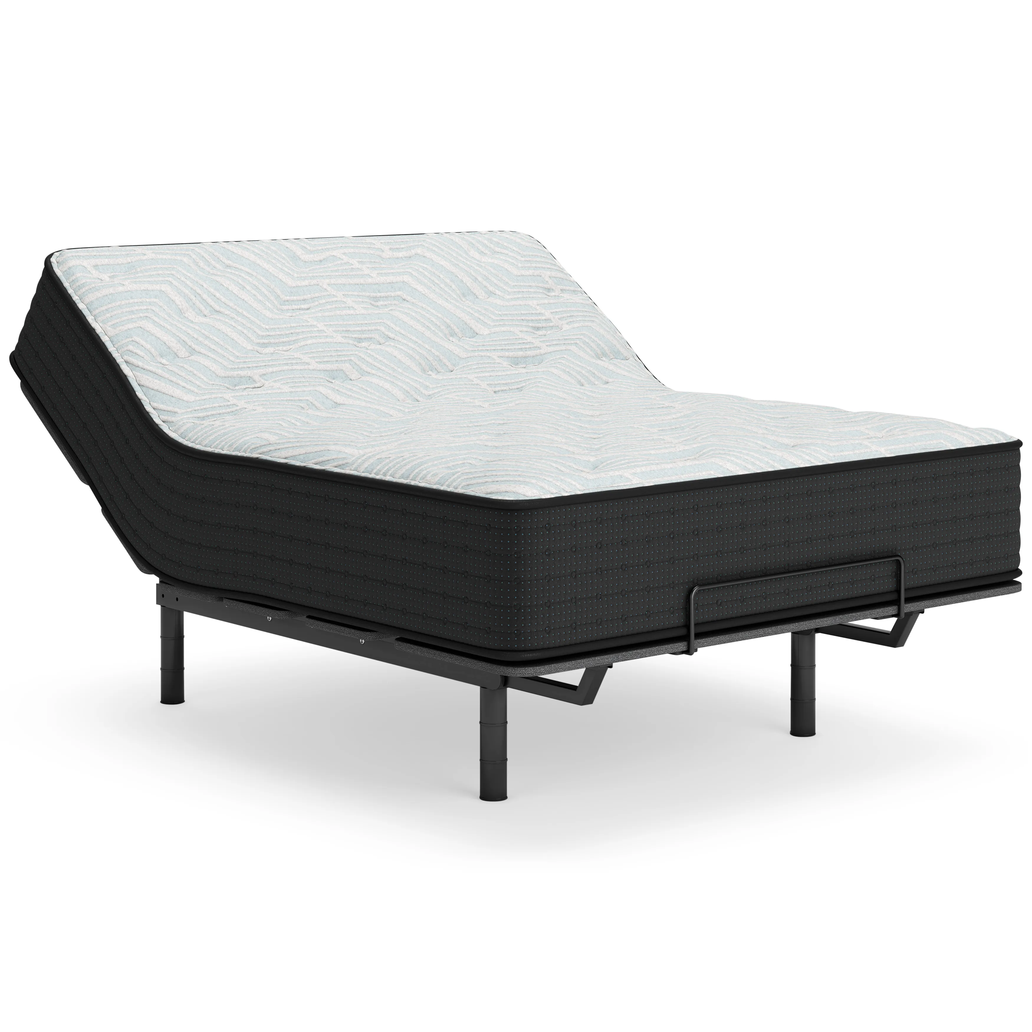 Palisades Plush Gray/Blue Queen Mattress