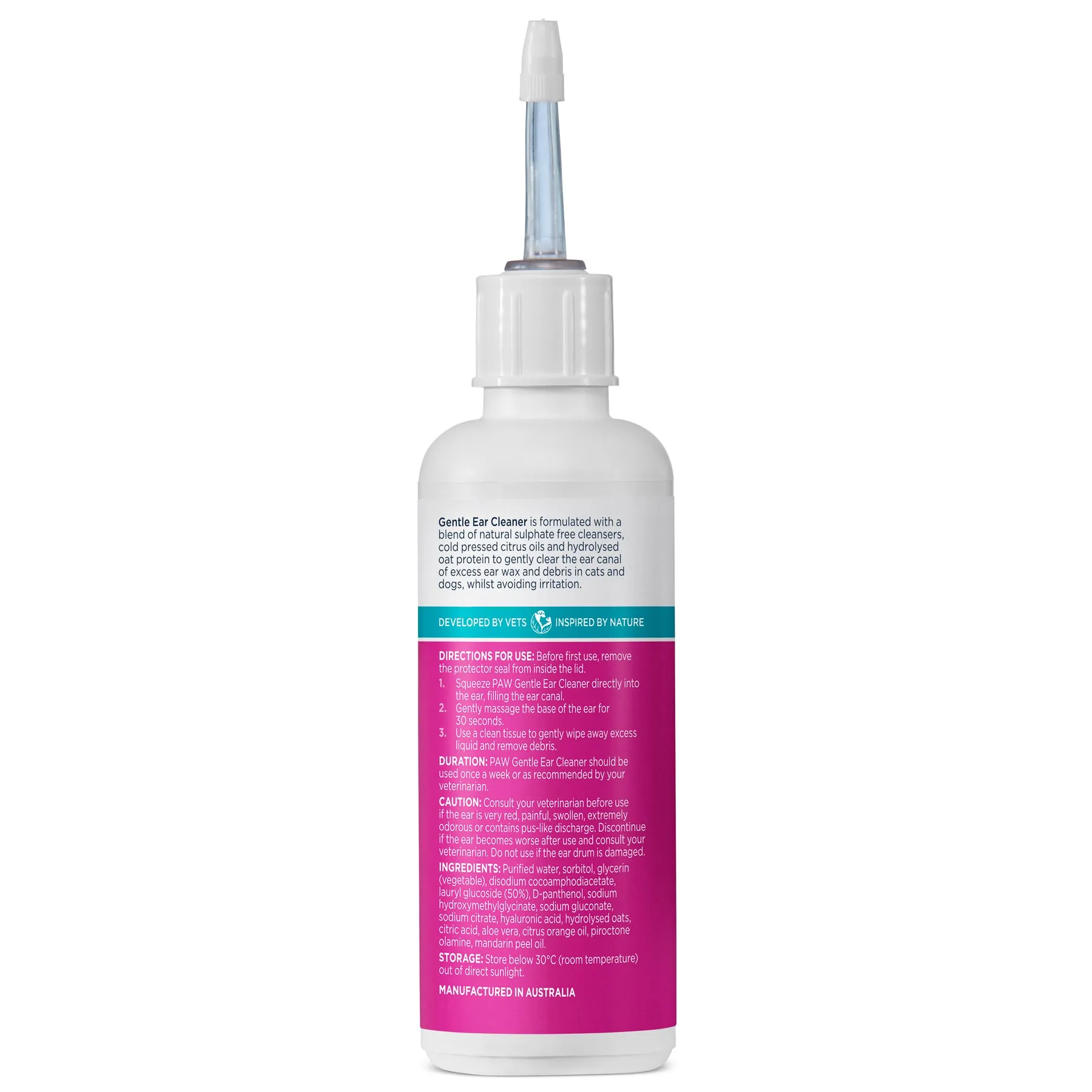 PAW by Blackmores Gentle Dog & Cat Ear Cleaner 120mL
