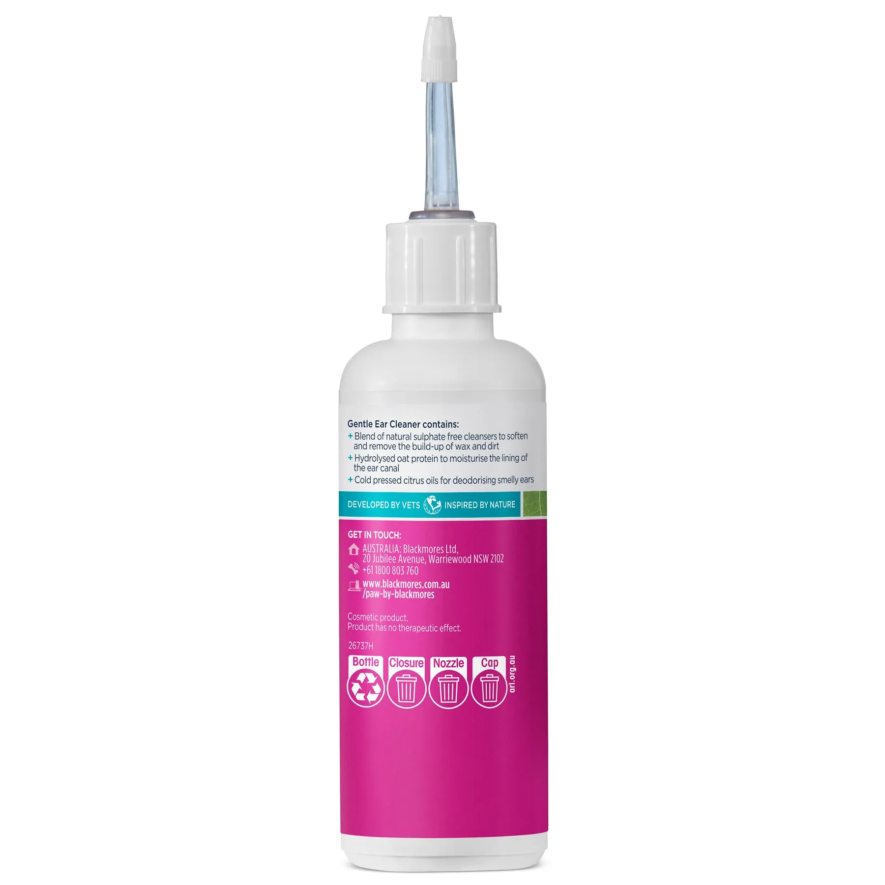 PAW by Blackmores Gentle Dog & Cat Ear Cleaner 120mL