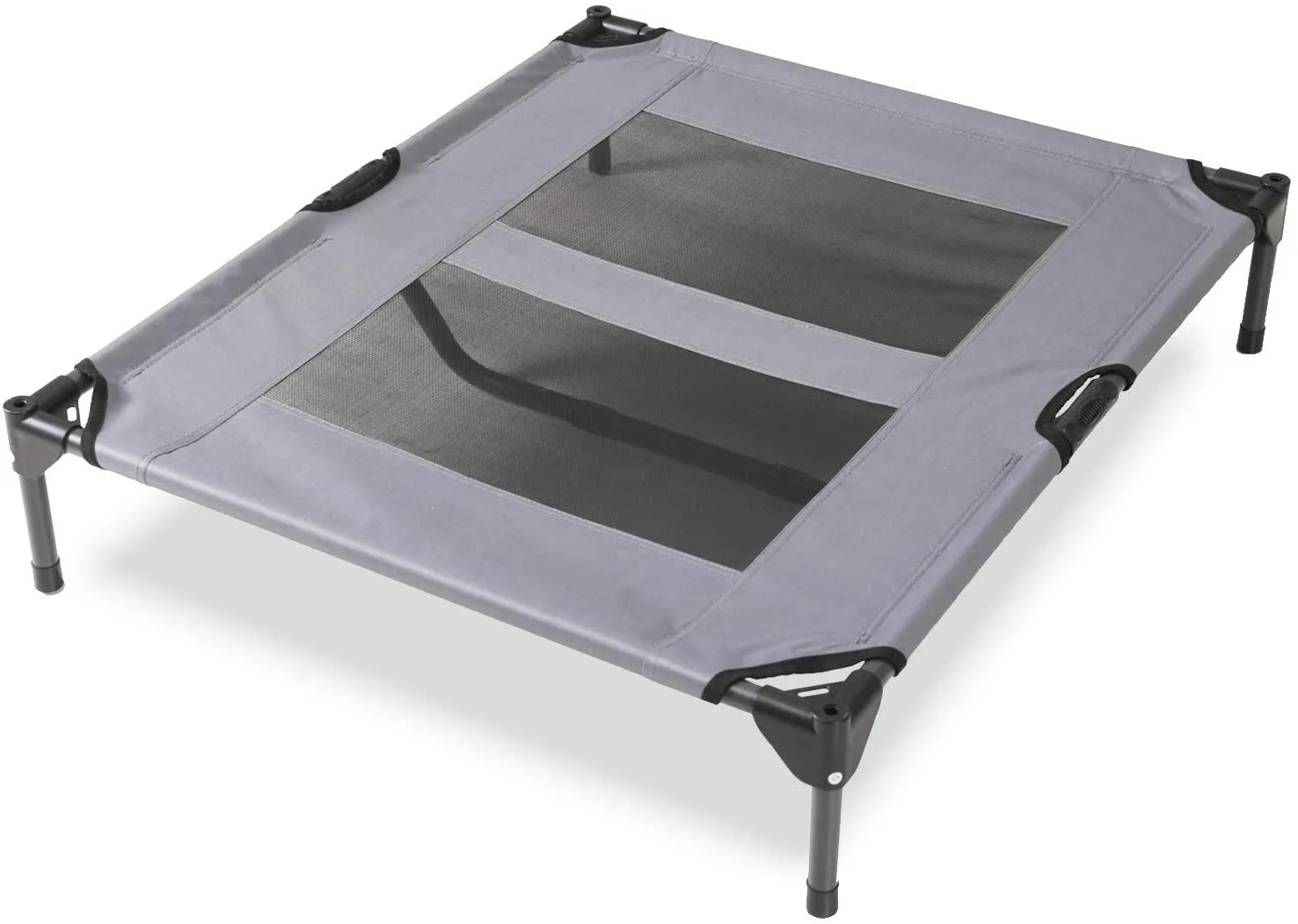 PawfectPals Elevated Pet Bed for Indoor Outdoor with Detachable Shade