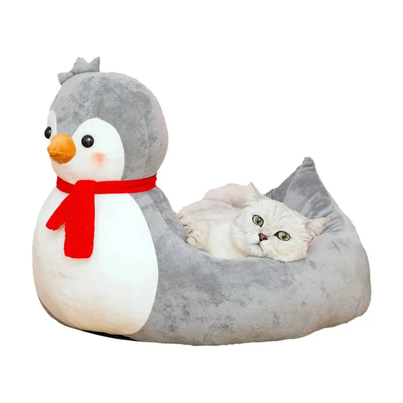 Pet Dog Bed - Warm Plush Fashion Dog Kennel - Soft Sofa - Washable Sleeping Nest Cushion Mats for Dogs - House Cushion Products