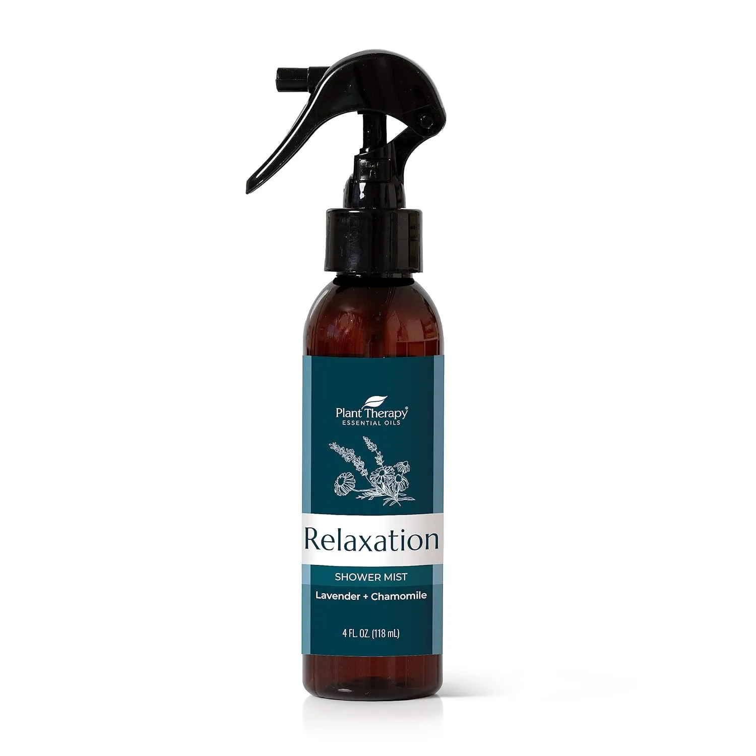 Plant Therapy Relax Shower Steamer Mist 4 oz Aromatherapy Spray for Spa, Made with Pure & Natural Essential Oils, Calming & Soothing, Deodorizer for Bathroom, Great for Evening Showers, Made in USA