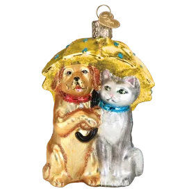 Raining Cats & Dogs 12501 Old World Christmas Ornament