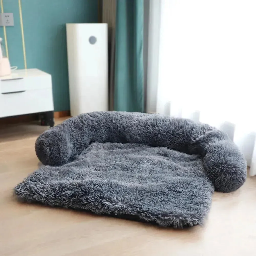 Removable Plush Pet Sofa Bed Cozy Comfort