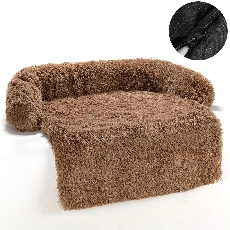 Removable Plush Pet Sofa Bed Cozy Comfort