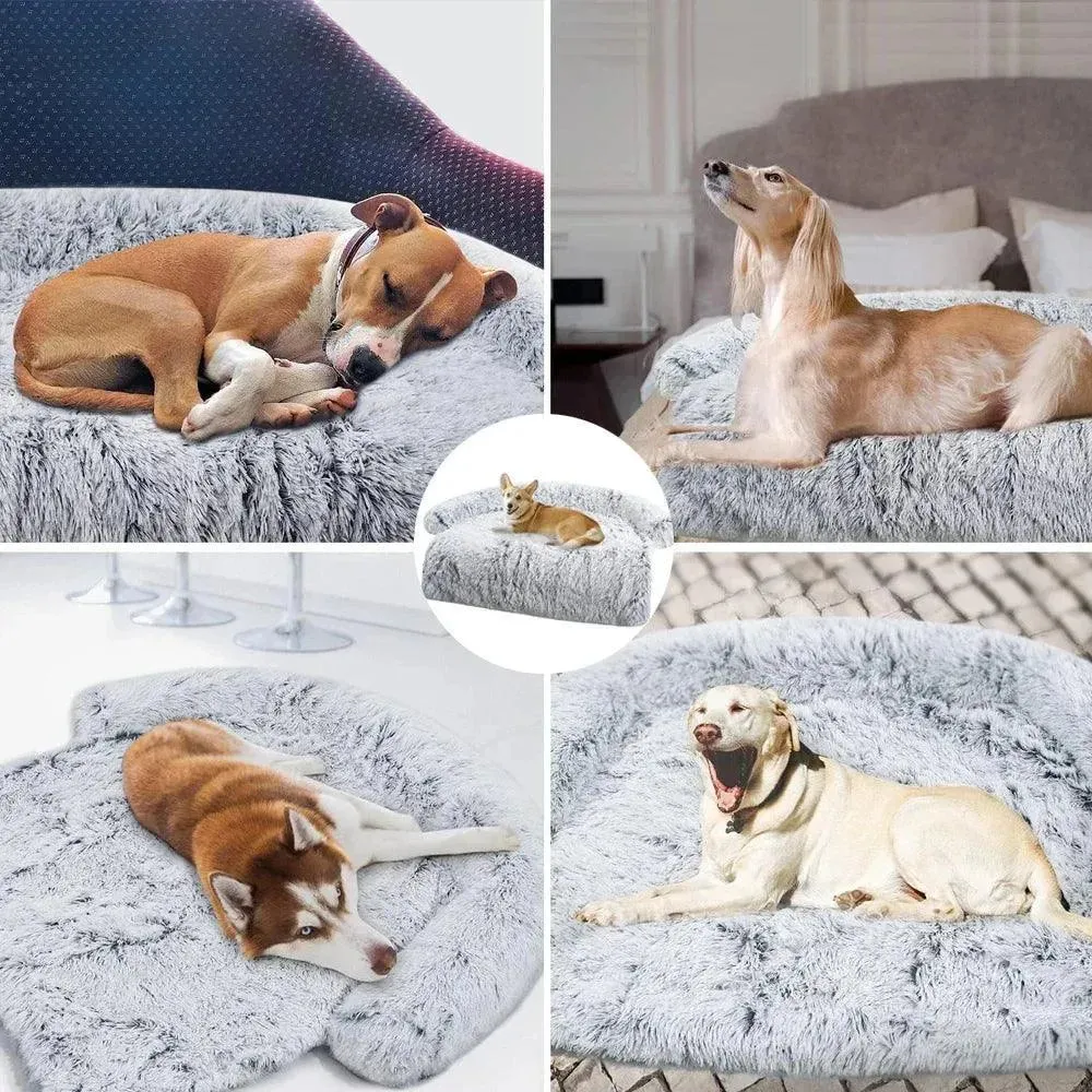 Removable Plush Pet Sofa Bed Cozy Comfort