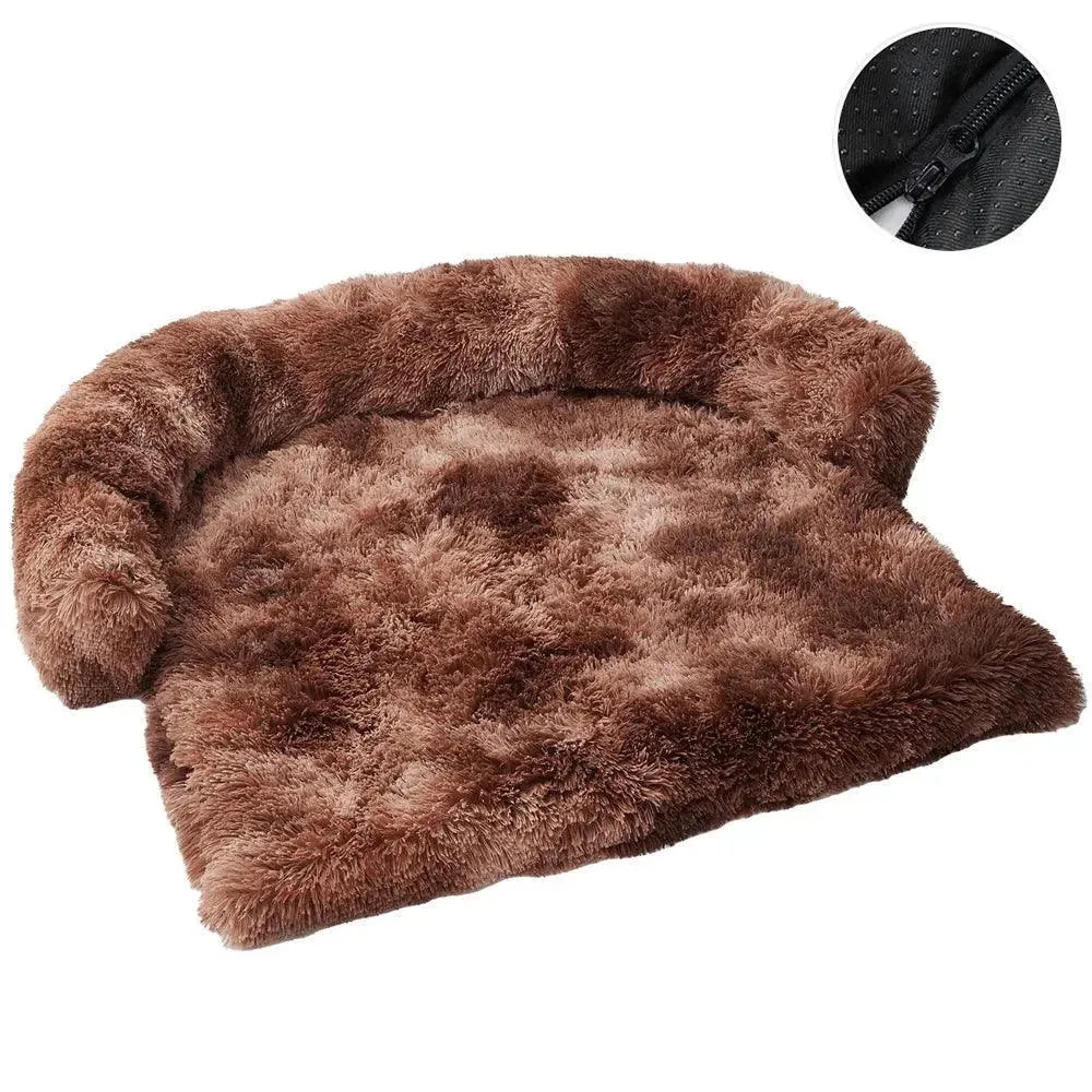Removable Plush Pet Sofa Bed Cozy Comfort