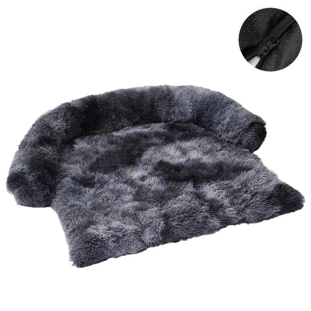 Removable Plush Pet Sofa Bed Cozy Comfort