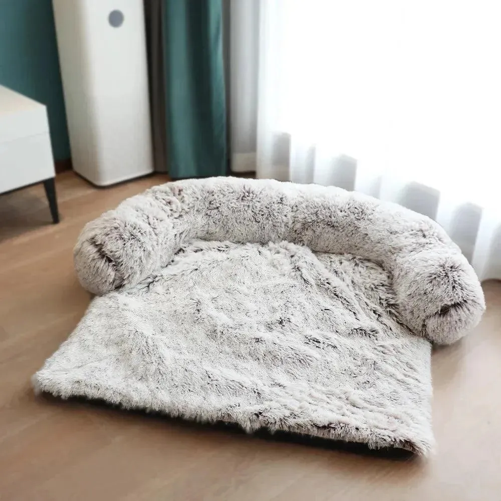Removable Plush Pet Sofa Bed Cozy Comfort
