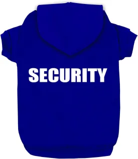 Security Dog Hoodies Dog Clothes Apparel Winter Sweatshirt Warm Sweater Cotton Puppy Small Dog Hoodie for Small Dog Medium Large Dog Cat (Blue, XS)