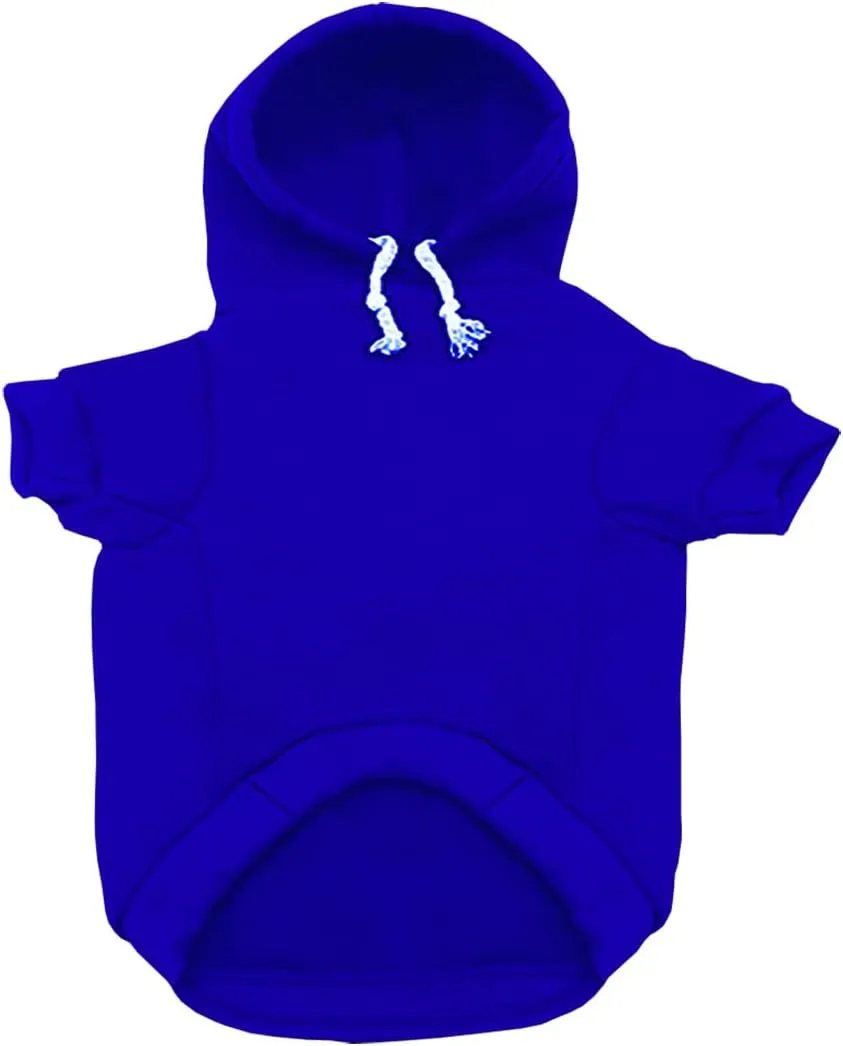 Security Dog Hoodies Dog Clothes Apparel Winter Sweatshirt Warm Sweater Cotton Puppy Small Dog Hoodie for Small Dog Medium Large Dog Cat (Blue, XS)