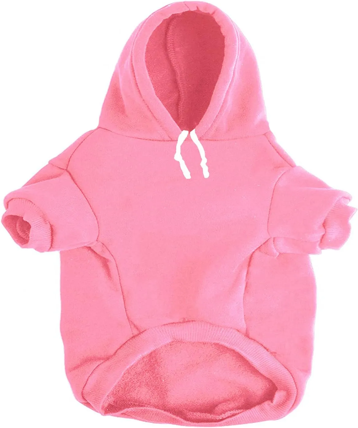 Security Dog Hoodies Dog Clothes Apparel Winter Sweatshirt Warm Sweater Cotton Puppy Small Dog Hoodie for Small Dog Medium Large Dog Cat (Pink, XS)