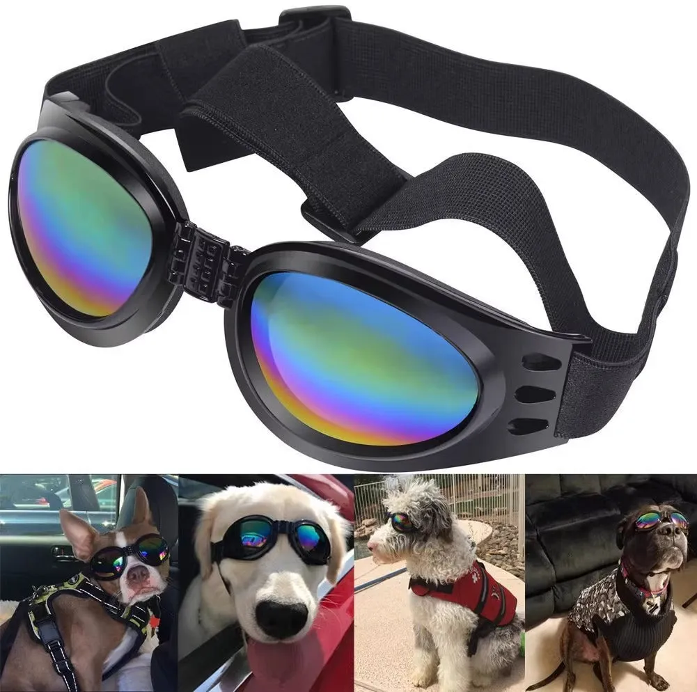 Wholesale Pet dog sunglasses windproof sun protection goggles photo props