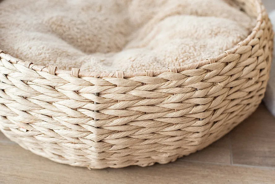 Woven Basket Bed | Cozy Nest